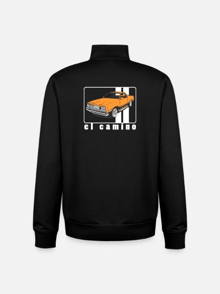 el camino - Unisex Organic Zip Sweatshirt by Stanley/Stella - black