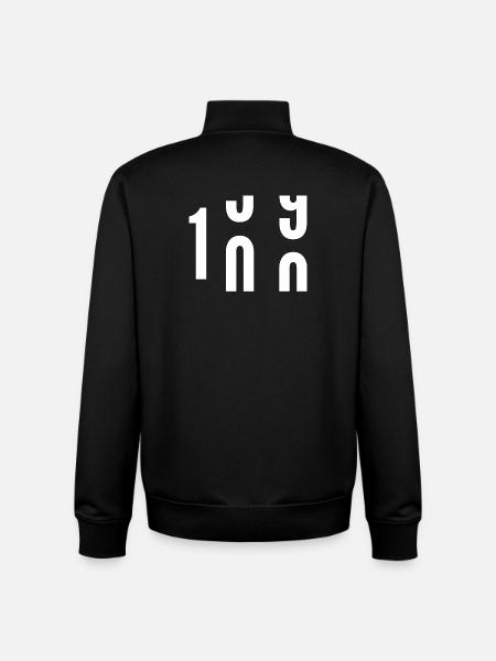 100 years - Unisex Organic Zip Sweatshirt by Stanley/Stella - black