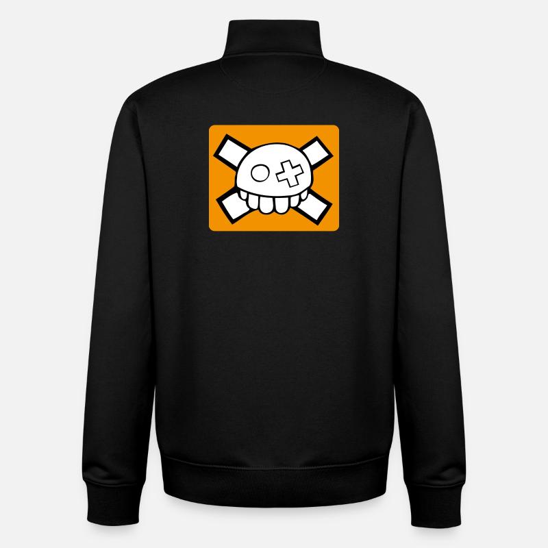 Roger - Unisex Organic Zip Sweatshirt von Stanley/Stella - Schwarz
