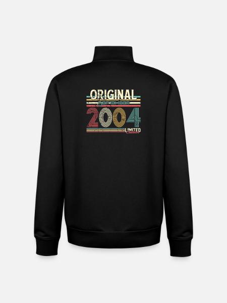 Retro September 2004 Limited Edition - Unisex Organic Zip Sweatshirt by Stanley/Stella - black