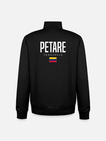 Petare Venezuela - Unisex Organic Zip Sweatshirt by Stanley/Stella - black