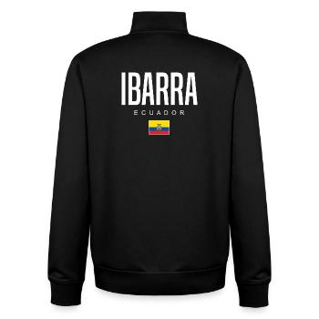 Ibarra Ecuador Ecuadorians - Unisex Organic Zip Sweatshirt by Stanley/Stella - black - Back - AI Model Male 185 light (185cm)
