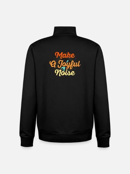 Choir Music Instrument Handbell Choir - Unisex Organic Zip Sweatshirt by Stanley/Stella - black