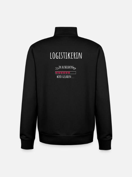 Studentin Beruf Ausbildung Logistikerin - Unisex Organic Zip Sweatshirt von Stanley/Stella - Schwarz