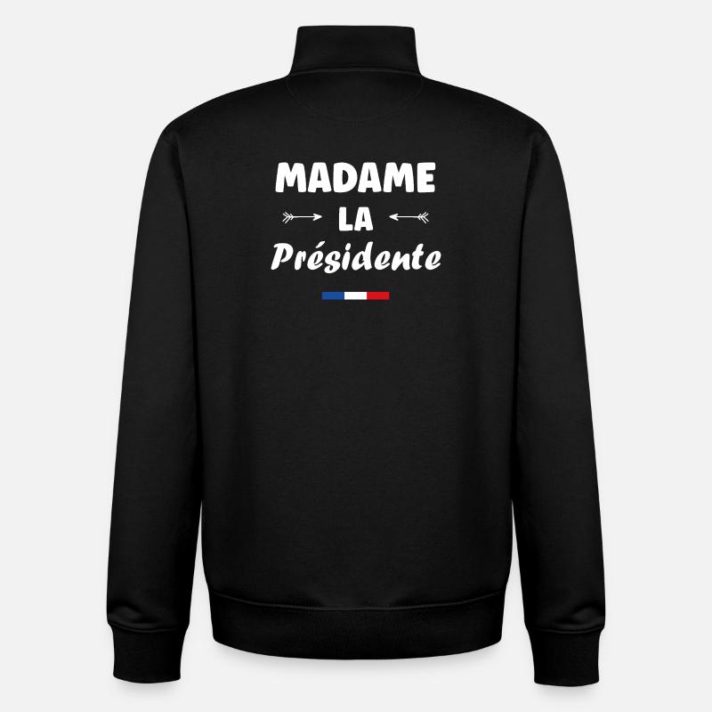 Vorsitzende - Unisex Organic Zip Sweatshirt von Stanley/Stella - Schwarz