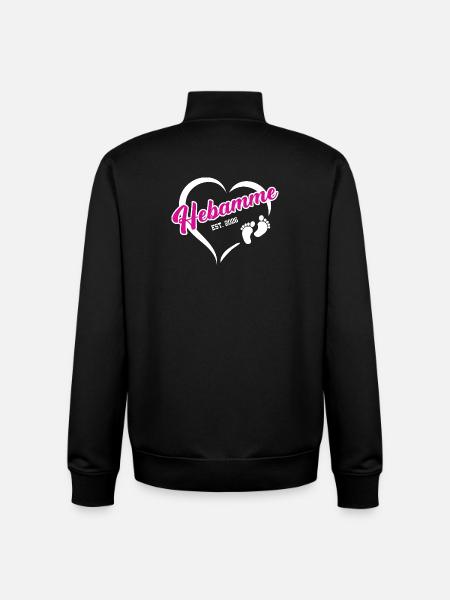 Hebamme 2026 Beruf Hebammenstudium Geburtshilfe - Unisex Organic Zip Sweatshirt von Stanley/Stella - Schwarz