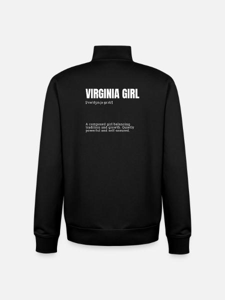 Virginia Mädchen Balance - Unisex Organic Zip Sweatshirt von Stanley/Stella - Schwarz