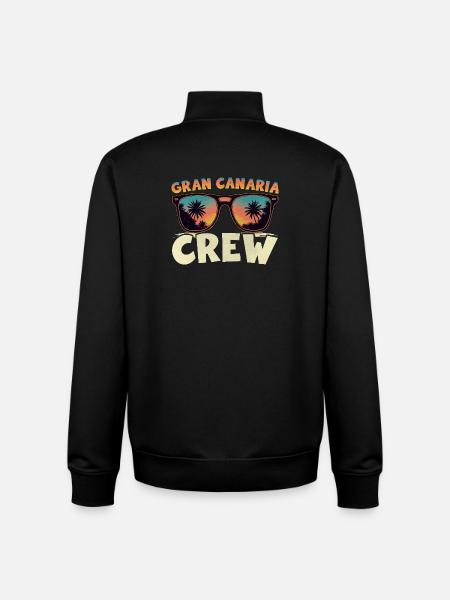 Gran Canaria Crew - Unisex Organic Zip Sweatshirt by Stanley/Stella - black