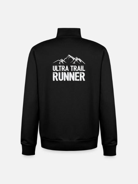 Ultra Trail Runner - Unisex Organic Zip Sweatshirt by Stanley/Stella - black