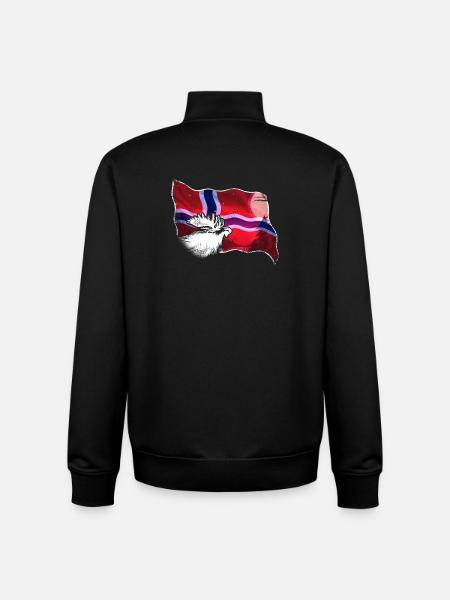 Norway - Unisex Organic Zip Sweatshirt by Stanley/Stella - black