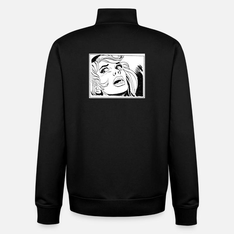 34 Mädchen - Unisex Organic Zip Sweatshirt von Stanley/Stella - Schwarz