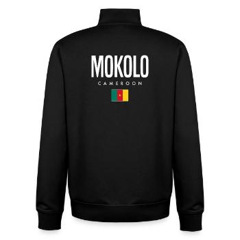 Mokolo Kamerun Kameruner - Unisex Organic Zip Sweatshirt von Stanley/Stella - Schwarz - Hinten - AI Model Male 185 light (185cm)