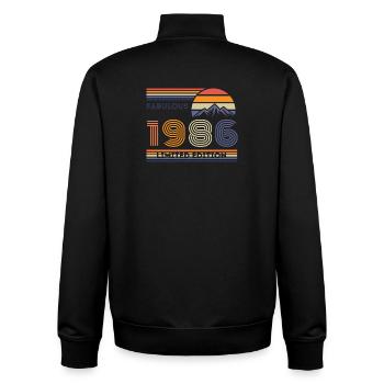 Fabulous 1986 – Limited Edition Design - Unisex Organic Zip Sweatshirt von Stanley/Stella - Schwarz - Hinten - AI Model Male 185 light (185cm)