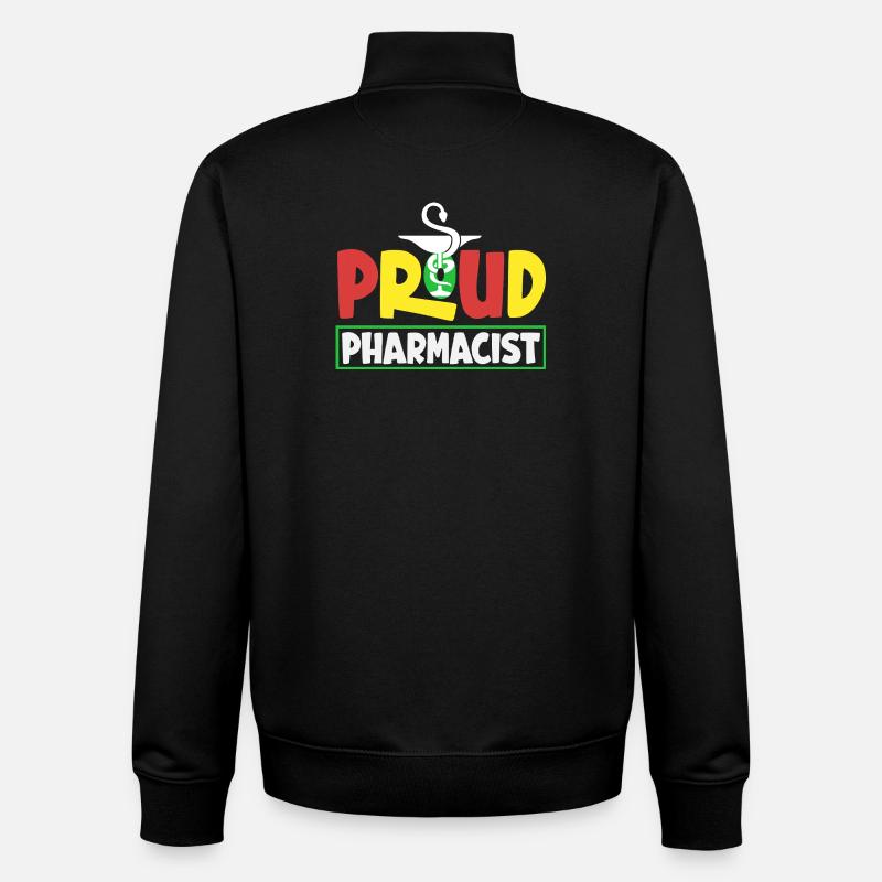 Apotheker Pharmazeutisch-technischer - Unisex Organic Zip Sweatshirt von Stanley/Stella - Schwarz
