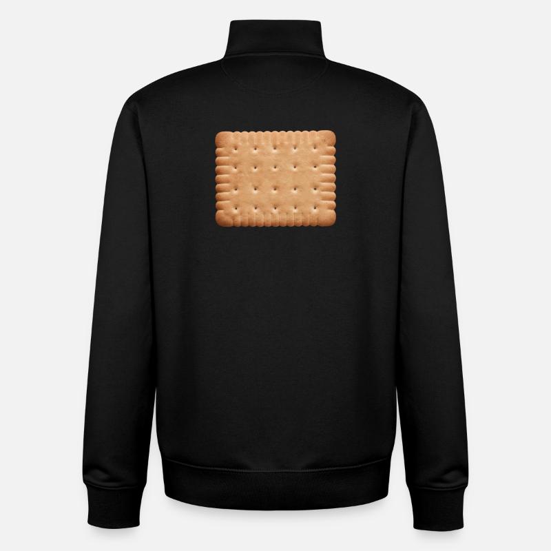 Sablé - Sweat zippé unisexe en coton bio Stanley/Stella - noir