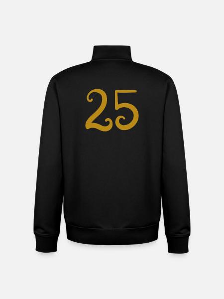 25 - Unisex Organic Zip Sweatshirt von Stanley/Stella - Schwarz