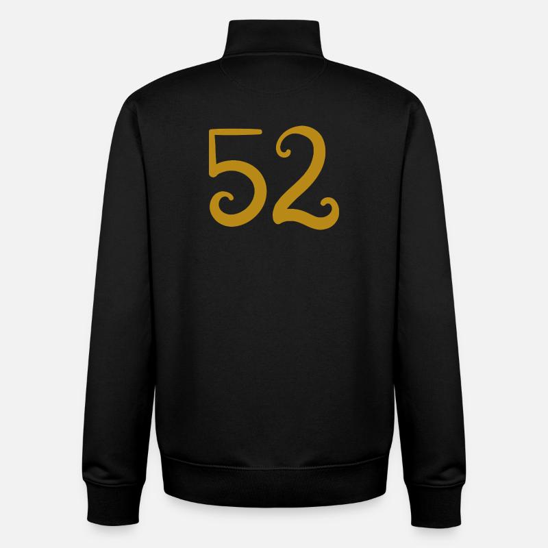 52 - Sweat zippé unisexe en coton bio Stanley/Stella - noir