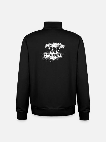 Havana - Unisex Organic Zip Sweatshirt by Stanley/Stella - black