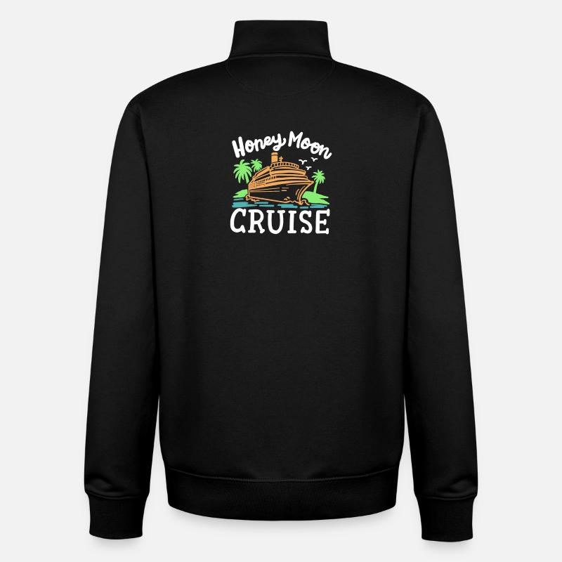 Flitterwochen Kreuzfahrt Urlaub - Unisex Organic Zip Sweatshirt von Stanley/Stella - Schwarz