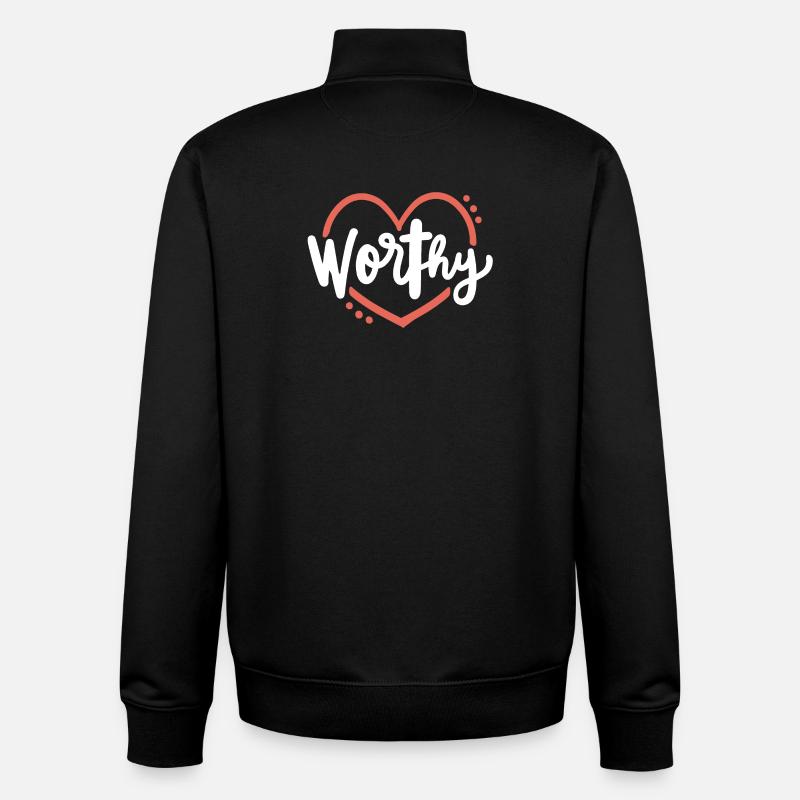 Christlich Glaube Religiös - Unisex Organic Zip Sweatshirt von Stanley/Stella - Schwarz