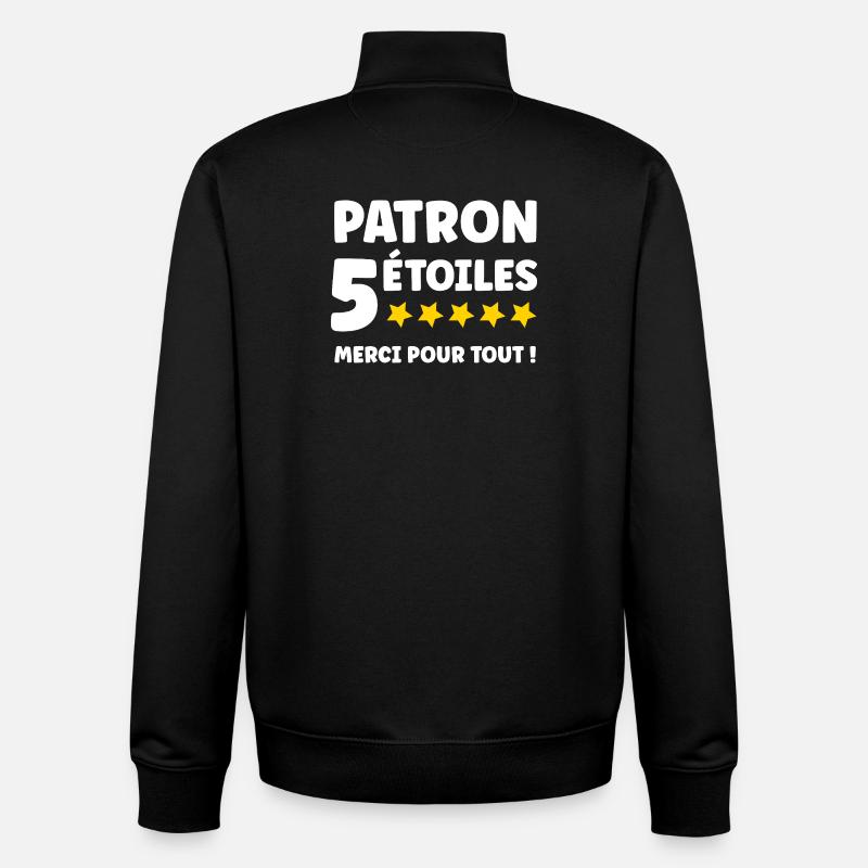 Chef - Unisex Organic Zip Sweatshirt von Stanley/Stella - Schwarz