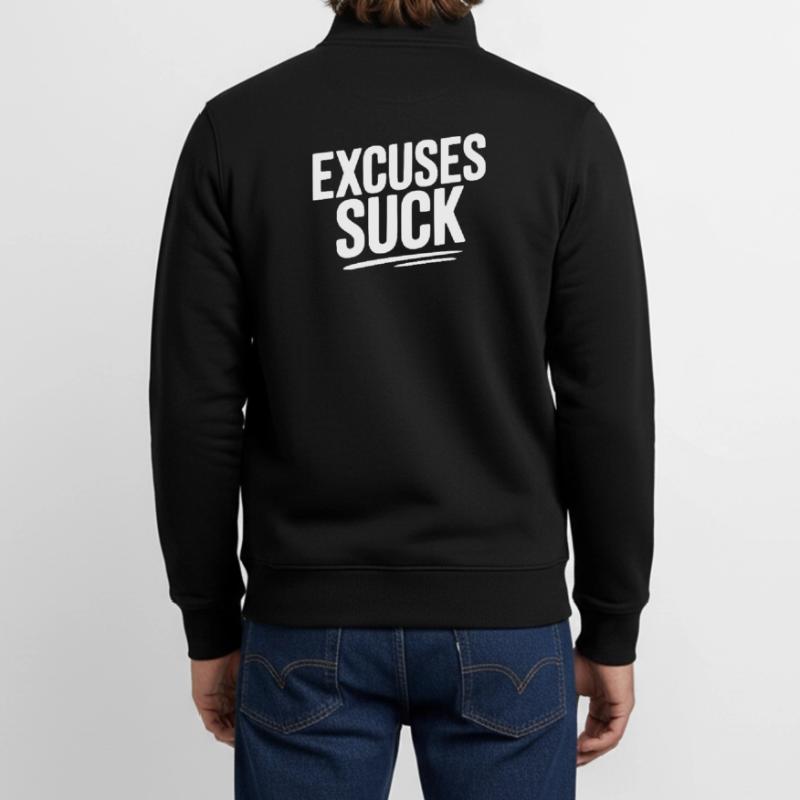 Les excuses sont nulles Sweat zippé unisexe en coton bio Stanley/Stella