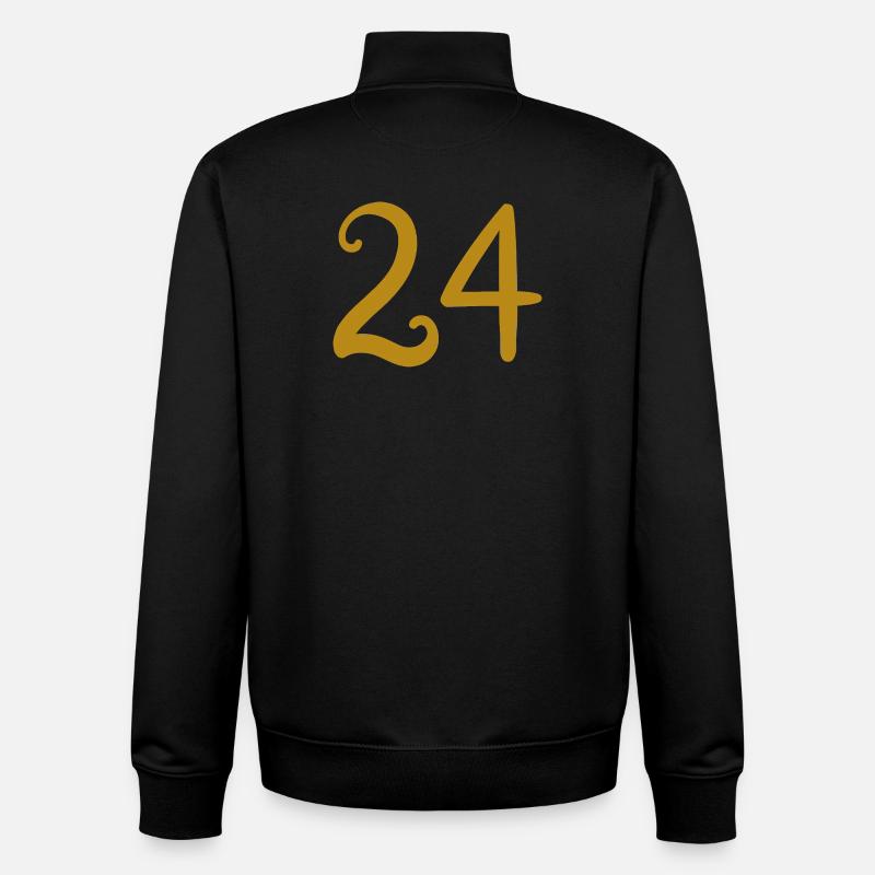 24 - Sweat zippé unisexe en coton bio Stanley/Stella - noir