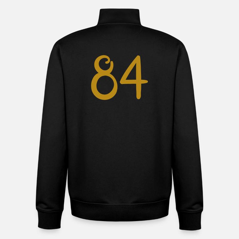 84 - Unisex Organic Zip Sweatshirt by Stanley/Stella - black