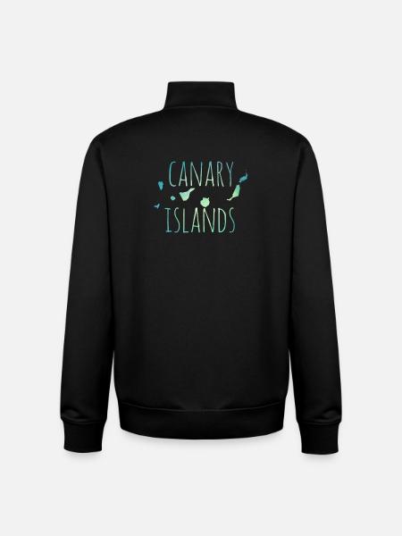Canary Islands - Unisex Organic Zip Sweatshirt von Stanley/Stella - Schwarz
