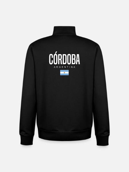 Córdoba Argentina Argentinian - Unisex Organic Zip Sweatshirt by Stanley/Stella - black