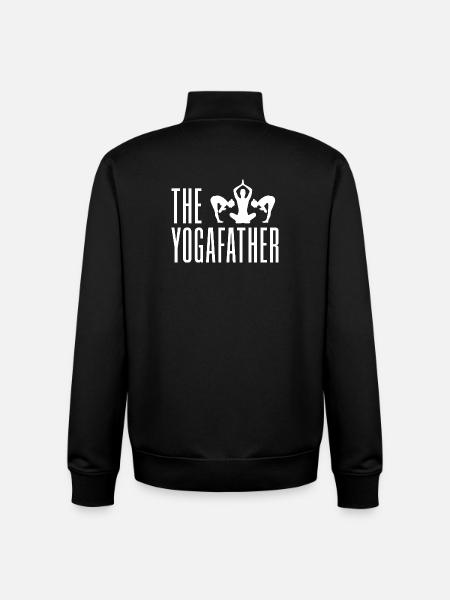 Pilates Enthusiasts The Yogafather Pilates - Unisex Organic Zip Sweatshirt by Stanley/Stella - black