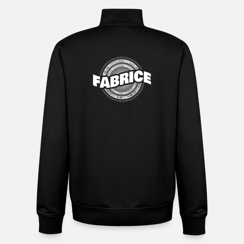 Geschenkidee Fabrice - Unisex Organic Zip Sweatshirt von Stanley/Stella - Schwarz