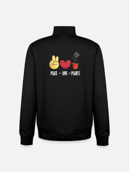 Garten- Und Pflanzenliebhaber Geschenke - Unisex Organic Zip Sweatshirt von Stanley/Stella - Schwarz