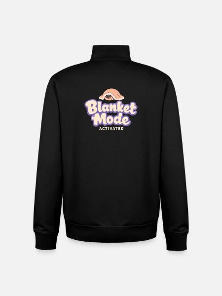 Anime-hausmensch Cuddly Weeb - Unisex Organic Zip Sweatshirt by Stanley/Stella - black