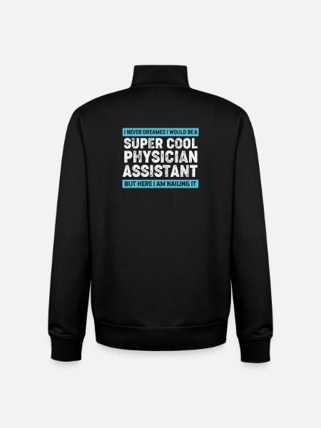 Physician Assistant Nursing MFA PA - Unisex Organic Zip Sweatshirt by Stanley/Stella - black