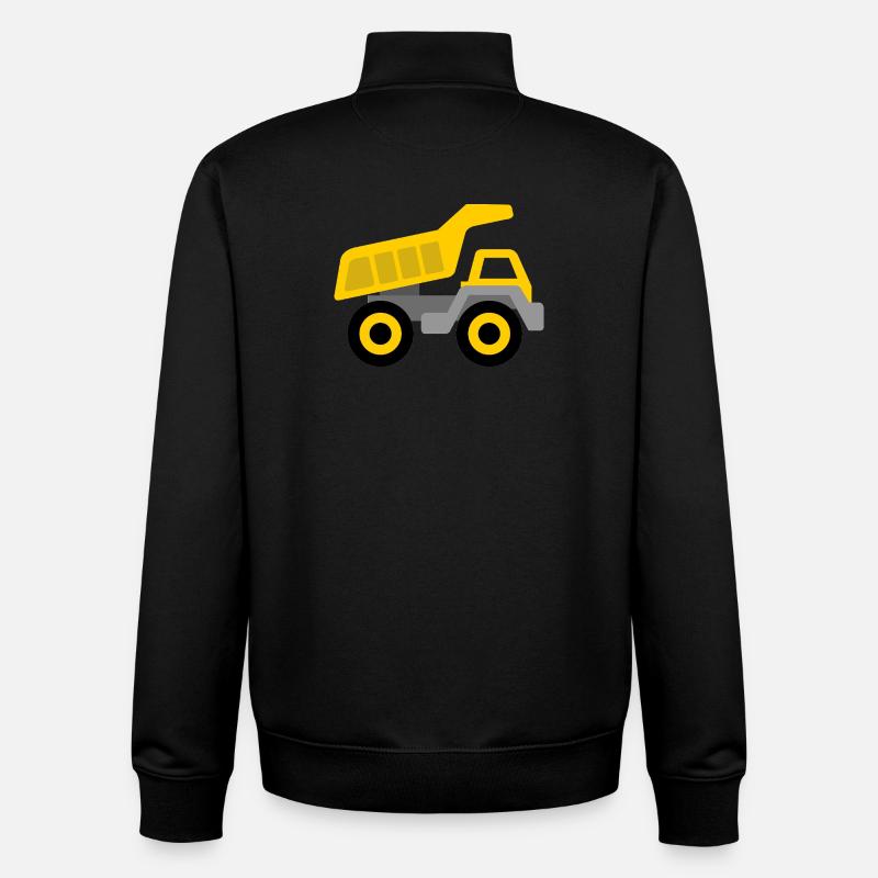 Benne - Sweat zippé unisexe en coton bio Stanley/Stella - noir