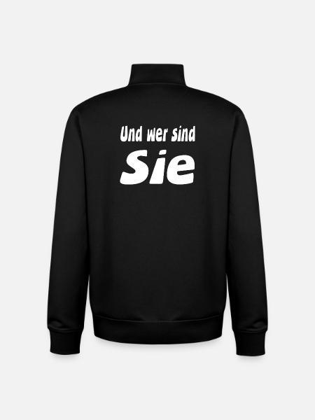 Sie - Unisex Organic Zip Sweatshirt von Stanley/Stella - Schwarz