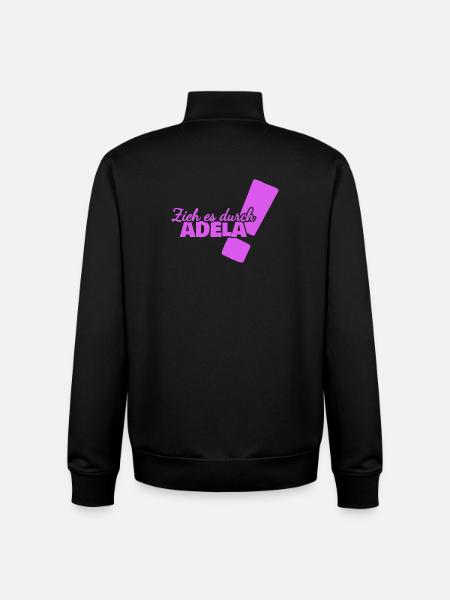 Durchhalten Adela - Unisex Organic Zip Sweatshirt von Stanley/Stella - Schwarz