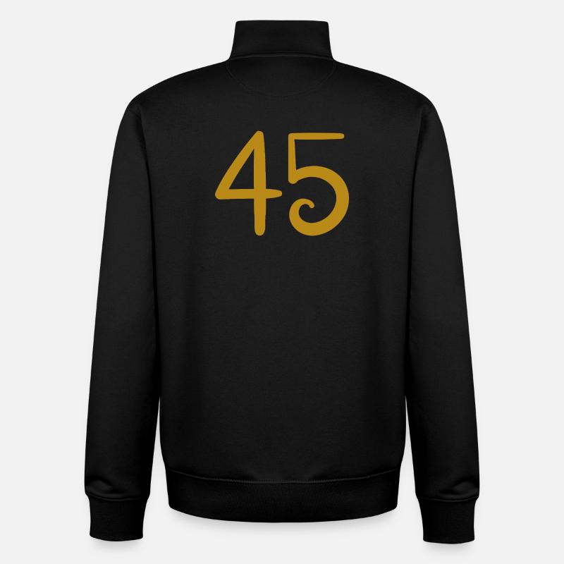 45 - Unisex Organic Zip Sweatshirt von Stanley/Stella - Schwarz