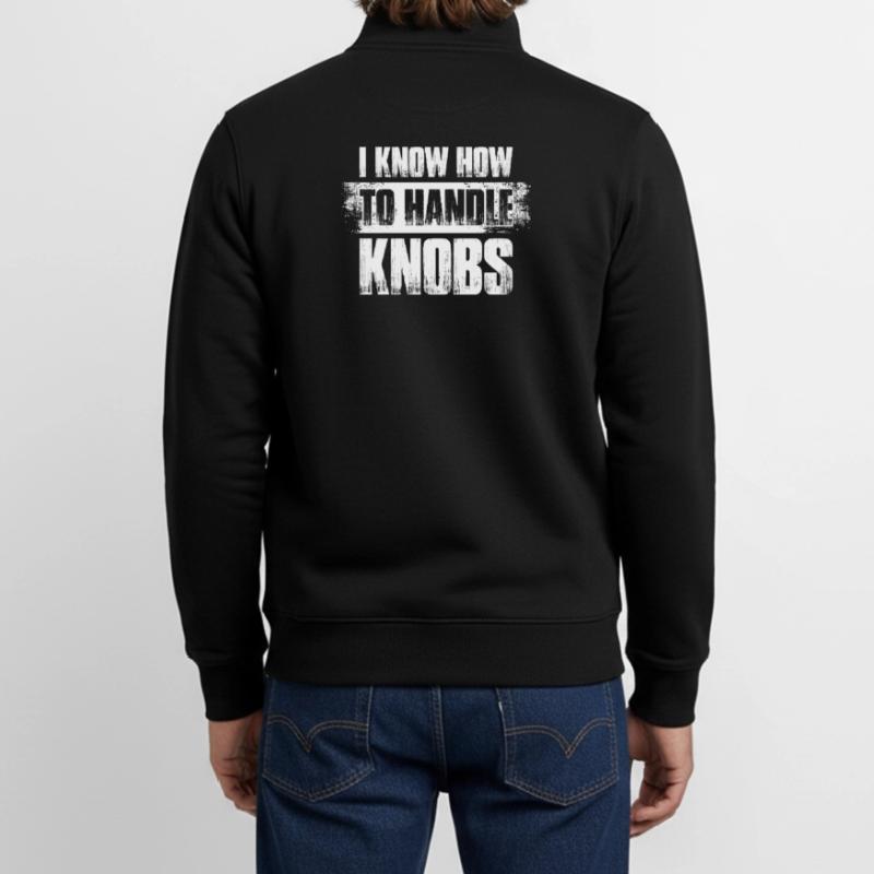 Handle knobs Tontechniker Toningenieur Unisex Organic Zip Sweatshirt von Stanley/Stella