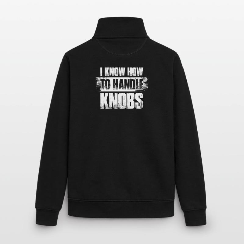 Handle knobs Sound engineer Sound engineer Unisex Organic Zip Sweatshirt by Stanley/Stella