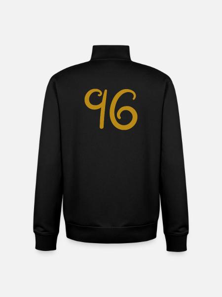 96 - Unisex Organic Zip Sweatshirt von Stanley/Stella - Schwarz