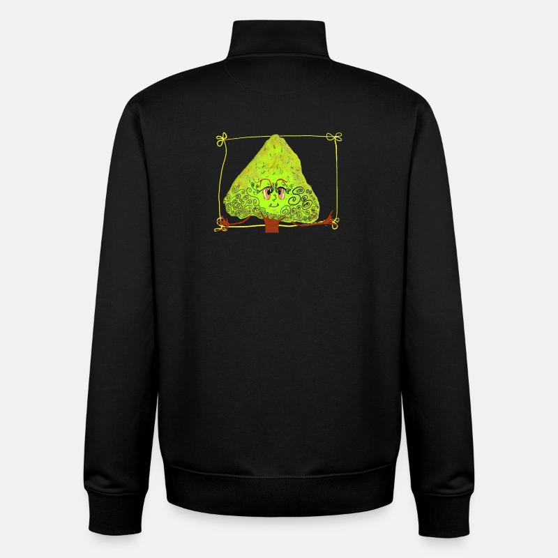 Fantastischer Baum mit Streuseln - Unisex Organic Zip Sweatshirt von Stanley/Stella - Schwarz