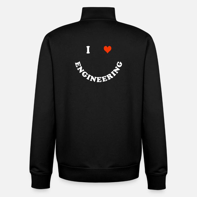 Engineer - Unisex Organic Zip Sweatshirt by Stanley/Stella - black