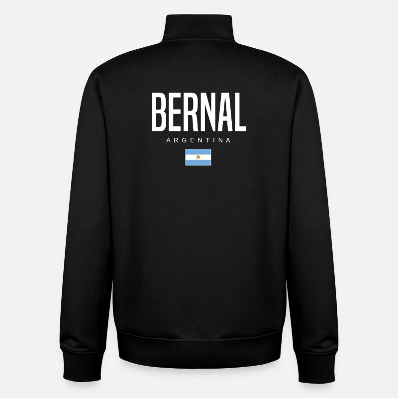 Bernal Argentinien Argentinier - Unisex Organic Zip Sweatshirt von Stanley/Stella - Schwarz