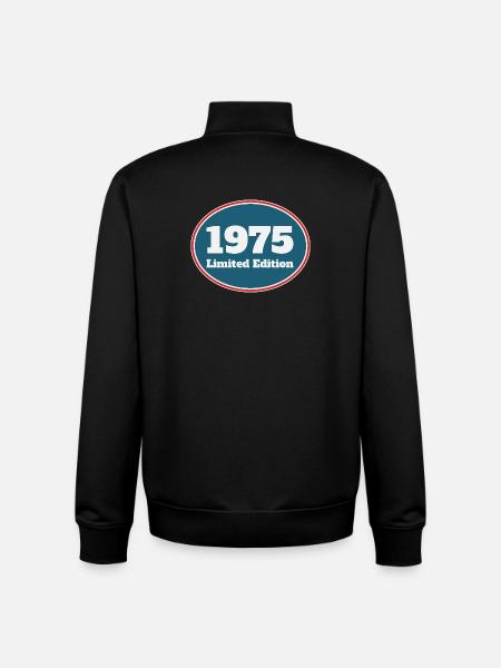 1975 Limited Edition - Unisex Organic Zip Sweatshirt von Stanley/Stella - Schwarz