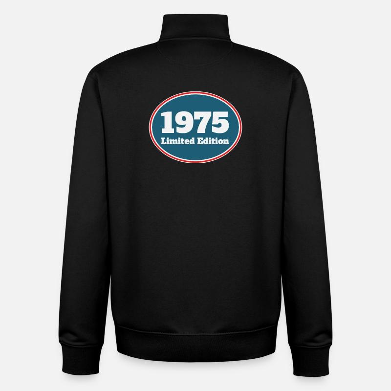 1975 Édition limitée - Sweat zippé unisexe en coton bio Stanley/Stella - noir