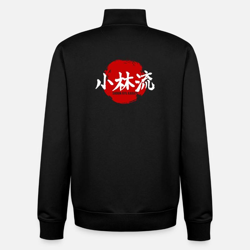 Karate Shorin Ryu Kampfsport - Unisex Organic Zip Sweatshirt von Stanley/Stella - Schwarz