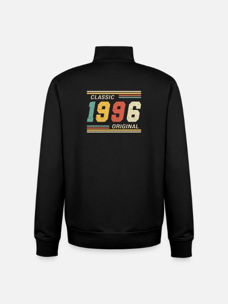 1996 - Original classique - Sweat zippé unisexe en coton bio Stanley/Stella - noir