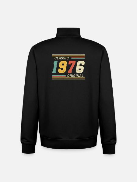 1976 - Classic original - Unisex Organic Zip Sweatshirt von Stanley/Stella - Schwarz
